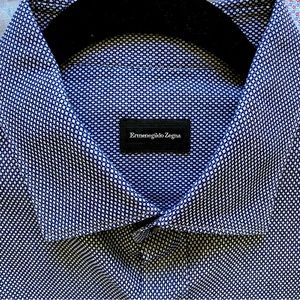 Ermenegildo Zenga Men’s Dress Shirt XL